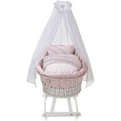 Alvi ® Juego De Cuna De 3 Piezas Curly Dots