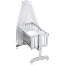 Alvi ® Juego De Cuna Pendular De 3 Piezas Heart S White 11 Alvi ® Juego De Cuna Pendular De 3 Piezas Heart S White -Bebé Muebles Tienda alvi juego de cuna pendular de 3 piezas heart s white a300337 4