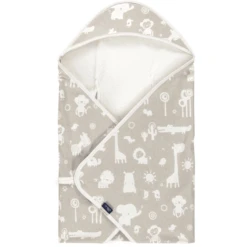 Alvi ® Manta De Viaje 80 X 80 Cm Animales Del Zoo Taupe -Bebé Muebles Tienda alvi manta de viaje 80 x 80 cm animales del zoo taupe a369027 2