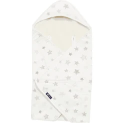 Alvi Manta Plegable Estrellas Gris Plateado 80 X 80 Cm