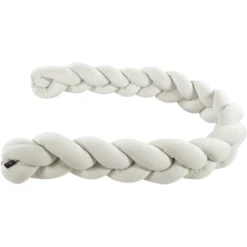 Alvi ® Protector Para Cuna Trenza Cotton Smoky Stripe