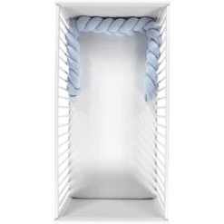 Alvi ® Protector Para Nido Trenza Special Fabric Quilt Aqua -Bebé Muebles Tienda alvi protector para nido trenza special fabric quilt aqua a324940 4