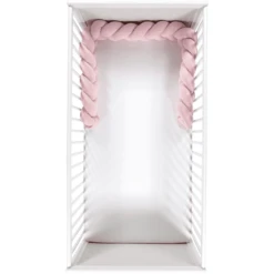 Alvi ® Protector Para Nido Trenza Special Fabric Quilt Rosé -Bebé Muebles Tienda alvi protector para nido trenza special fabric quilt rose a324947 4
