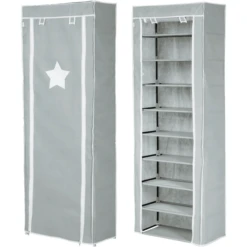 Roba Armario De Almacenamiento Textil L Little Stars 58.0 X 28.0 X 142 Cm -Bebé Muebles Tienda armario de almacenamiento textil l little stars 58 0 x 28 0 x 142 cm a304716 4