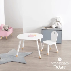 Atmosphera Mesa Infantil Douceur Blanca -Bebé Muebles Tienda atmosphera mesa infantil douceur blanca a397668 3