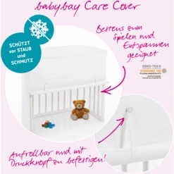 Babybay ® Care Cubierta Adecuada Para El Modelo Maxi, Box Spring Y Comfort Blanc 11 Babybay ® Care Cubierta Adecuada Para El Modelo Maxi, Box Spring Y Comfort Blanc -Bebé Muebles Tienda babybay care cubierta adecuada para el modelo maxi box spring y comfort blanc a288145 4