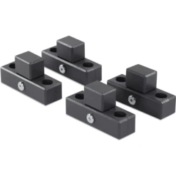 Babybay ® Mordazas De Conexión Para Corralito Apto Para El Modelo Original , Midi, Maxi Y Boxspring Lacado En Gris Pizarra