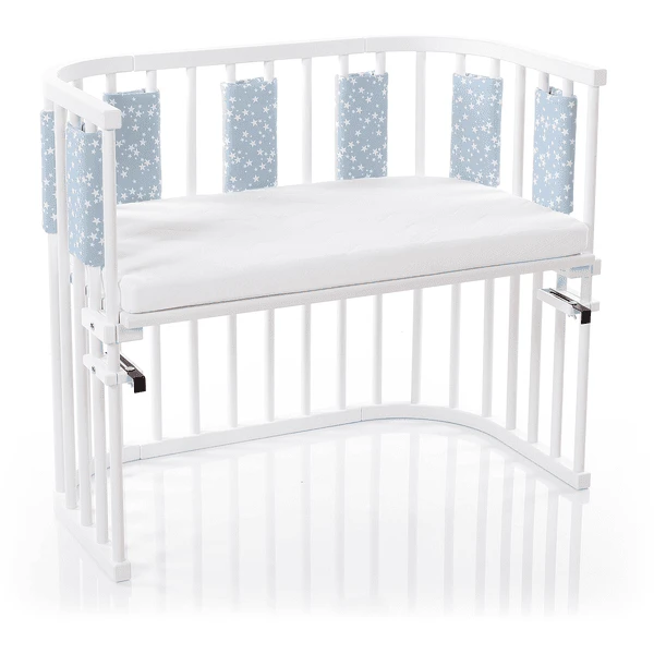 Babybay ® Nestchen Ultra Fresh Piqué Adecuado Para El Modelo Maxi, Boxspring, Comfort , Midi Y Comfort Plus, Azure Stars White 4 Babybay ® Nestchen Ultra Fresh Piqué Adecuado Para El Modelo Maxi, Boxspring, Comfort , Midi Y Comfort Plus, Azure Stars White - Imagen 2