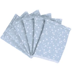 Babybay ® Nestchen Ultra Fresh Piqué Adecuado Para El Modelo Original , Azure Stars White -Bebé Muebles Tienda babybay nestchen ultra fresh pique adecuado para el modelo original azure stars white a311523 4