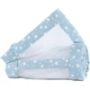 Babybay ® Nido De Malla Piqué Maxi, Box Spring Y Comfort Estrellas Azules Blancas 168x24 Cm -Bebé Muebles Tienda babybay nido de malla pique maxi box spring y comfort estrellas azules blancas 168x24 cm a288002