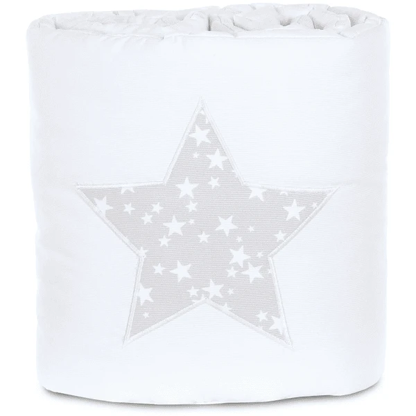Babybay Nido Piqué Boxspring XXl Blanco Estrella Gris Perla 3 Babybay Nido Piqué Boxspring XXl Blanco Estrella Gris Perla