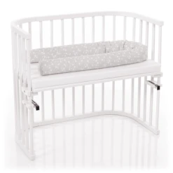 Babybay Protector Para Cuna Colecho Gris Estrellas Blancas -Bebé Muebles Tienda babybay protector para cuna colecho gris estrellas blancas a214936 2