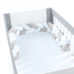 Babybay ® Protector Para Cuna Trenza White/beige/aqua 200 Cm 10 Babybay ® Protector Para Cuna Trenza White/beige/aqua 200 Cm -Bebé Muebles Tienda babybay protector para cuna trenza white beige aqua 200 cm a288157 3