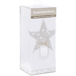 Babybay ® Ropa De Cama Infantil Piqué, Estrellas Gris Perla Blanco 100 X 135 Cm -Bebé Muebles Tienda babybay ropa de cama infantil pique estrellas gris perla blanco 100 x 135 cm a311658 1