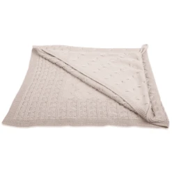 Baby's Only Manta Con Capucha Cable Beige 75x75 Cm -Bebé Muebles Tienda babys only manta con capucha cable beige 75x75 cm a306246 4
