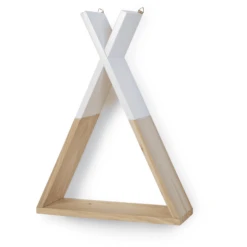 Childhome CHILD HOME Estantería De Pared Tipi Nature-blanco -Bebé Muebles Tienda child home estanteria de pared tipi nature blanco a287306 4