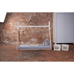 Childhome CHILD HOME Marco De Cuna Tipi Nature Blanco 70 X 140 Cm -Bebé Muebles Tienda child home marco de cuna tipi nature blanco 70 x 140 cm a265358 4