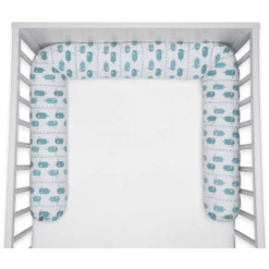 Emma & Noah Protector Para Nido Ballena Azul -Bebé Muebles Tienda emma noah protector para nido ballena azul a347296 4