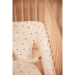 FILIBABBA Protector De Cuna Castañas -Bebé Muebles Tienda filibabba protector de cuna castanas a410333 4