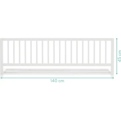 Fillikid Barrera Para Cama Lilly 140 X 45 Cm Lilly Blanco -Bebé Muebles Tienda fillikid barrera para cama lilly 140 x 45 cm lilly blanco a349518 4