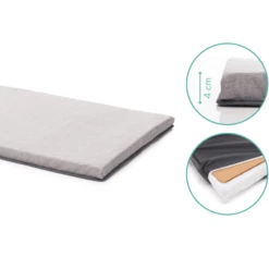 Fillikid Cuna De Viaje Paris Con Colchón Confort Gris Claro Melange -Bebé Muebles Tienda fillikid cuna de viaje paris con colchon confort gris claro melange a299314 3