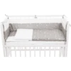 FILLIKID Juego Ropa De Cama Completo Para Cocon Estrellas Gris
