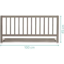Fillikid Protector De Cama Barrotes Lea 100 X 45 Cm Gris -Bebé Muebles Tienda fillikid protector de cama barrotes lea 100 x 45 cm gris a349506 4