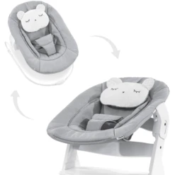 Hauck Hamaca Para Trona Alpha Bouncer 2en1 Pastel Bear Light Grey