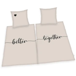 HERDING HOME Ropa De Cama De Pareja Mejor Together 135 X 200 Cm -Bebé Muebles Tienda herding home ropa de cama de pareja mejor together 135 x 200 cm a310771 2