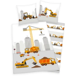 HERDING Ropa De Cama Construcción 135 X 200 Cm -Bebé Muebles Tienda herding ropa de cama construccion 135 x 200 cm a360539 2