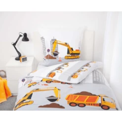 HERDING Ropa De Cama Construcción 135 X 200 Cm -Bebé Muebles Tienda herding ropa de cama construccion 135 x 200 cm a360539 3