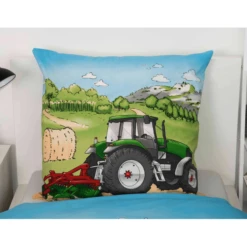 HERDING Ropa De Cama De Franela Tractor 135 X 200 Cm -Bebé Muebles Tienda herding ropa de cama de franela tractor 135 x 200 cm a388599 3