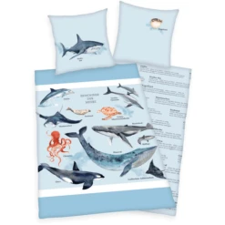 HERDING Ropa De Cama Habitantes De Los Mares 135 X 200cm -Bebé Muebles Tienda herding ropa de cama habitantes de los mares 135 x 200cm a383275 4