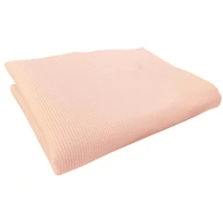 IDEENREICH Manta De Gateo Tamaño King Size Waffle Pink