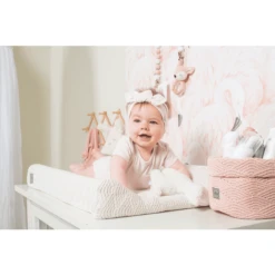 Jollein Funda Cojín Cambiador River Punto Cream White 50x70cm -Bebé Muebles Tienda jollein funda cojin cambiador river punto cream white 50x70cm a283008 2