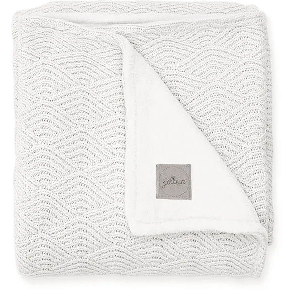 Jollein Manta De Punto River Knit Cream White Coral Fleece 100 X 150 Cm 6 Jollein Manta De Punto River Knit Cream White Coral Fleece 100 X 150 Cm - Imagen 4