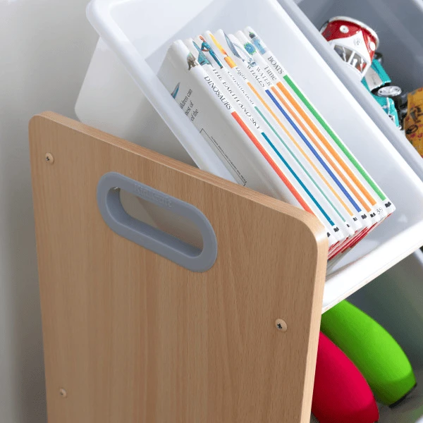 KidKraft® Sistema De Almacenamiento Gris 12 Cajas 6 KidKraft® Sistema De Almacenamiento Gris 12 Cajas - Imagen 4