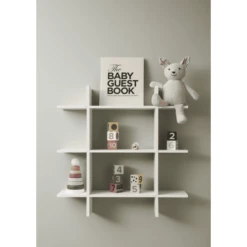 Kids Concept ® Estante De Pared De 3 Niveles 70 X 70 Cm, Blanco -Bebé Muebles Tienda kids concept estante de pared de 3 niveles 70 x 70 cm blanco a290849 3