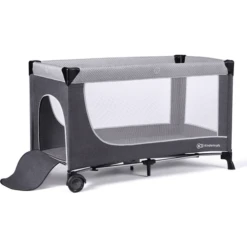 Kinderkraft Cuna De Viaje LEODY Gris -Bebé Muebles Tienda kinderkraft cuna de viaje leody gris a384829 4