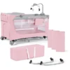 Kinderkraft Cuna De Viaje LEODY Rosa Con Accesorios -Bebé Muebles Tienda kinderkraft cuna de viaje leody rosa con accesorios a384830