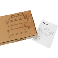 Kindsgard Cambiador Vikla Blanco Para IKEA Malm, Nordi Y Hemnes -Bebé Muebles Tienda kindsgard cambiador vikla blanco para ikea malm nordi y hemnes a387529 4