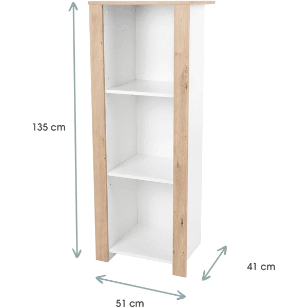 Kindsgard Estante Vertical Hemme Blanco/roble 4 Kindsgard Estante Vertical Hemme Blanco/roble - Imagen 2