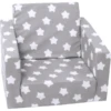 Knorr® Toys Sillón Infantil Grey White Stars