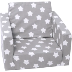 Knorr® Toys Sillón Infantil Grey White Stars -Bebé Muebles Tienda knorr toys sillon infantil grey white stars a363725 4