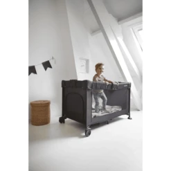 KOELSTRA Cuna De Viaje Sleeper T5 Con Nivel Negro -Bebé Muebles Tienda koelstra cuna de viaje sleeper t5 con nivel negro a319929 4