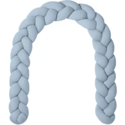 Nordic Coast Company Protector Nido Trenza Jersey Azul Claro