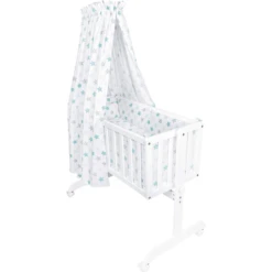 Bebé Muebles Tienda 26 Pink Or Blue Conjunto De Cuna Completo LINDA Blanco