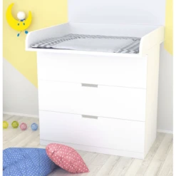 Polini Cambiador Infantil Para IKEA Malm Hemnes Y Nordli Blanco -Bebé Muebles Tienda polini cambiador infantil para ikea malm hemnes y nordli blanco a375762 3