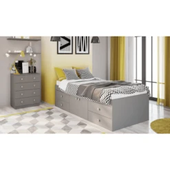 Polini Kids Cama Nido Juvenil Simple 3100 Gris -Bebé Muebles Tienda polini kids cama nido juvenil simple 3100 gris a261484 3