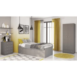Polini Kids Cama Nido Juvenil Simple 3100 Gris -Bebé Muebles Tienda polini kids cama nido juvenil simple 3100 gris a261484 4
